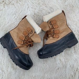 Sorel Caribou II Leather Rubber Winter Snow Boot 6